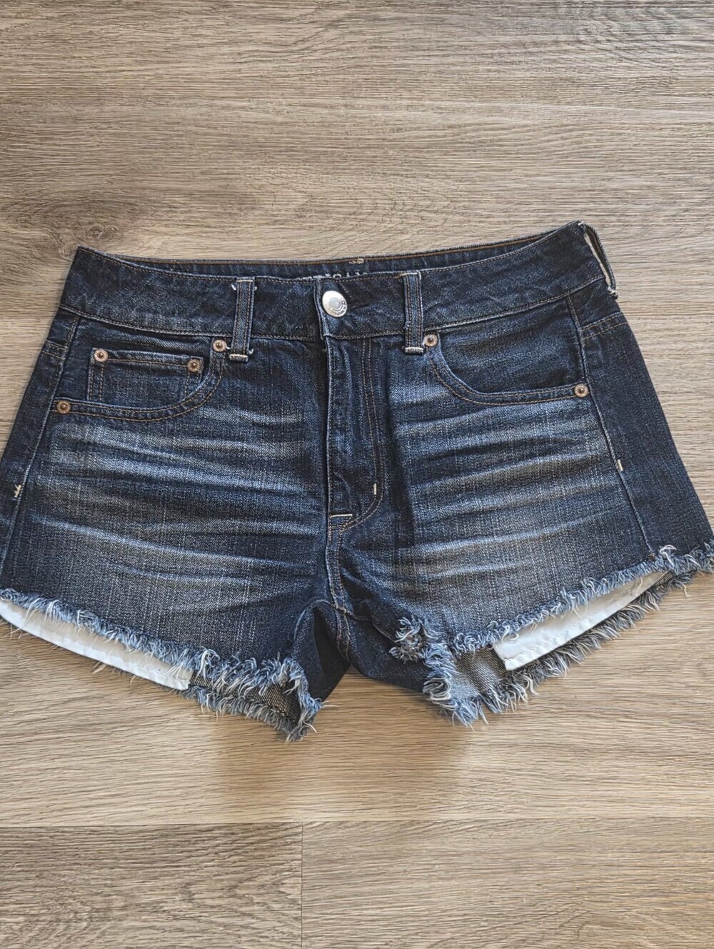 American Eagle Outfitters Dark Blue Jean Shorts